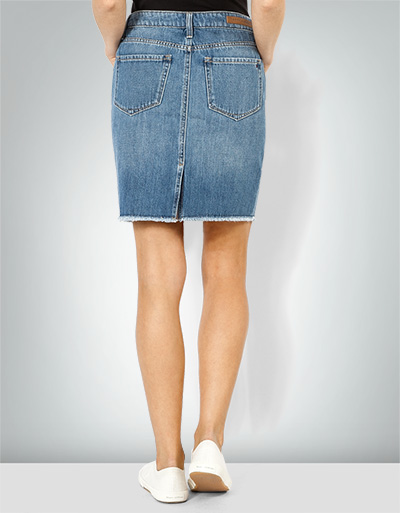 Tommy Hilfiger Jeansrock mit Fransenabschluss Großer Ausverkauf