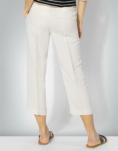 TWIN-SET 7/8 Leinenhose in italienischer Größe Neueste Stile