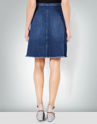 Marc O'Polo Jeansrock mit Fransensaum Flash Sale