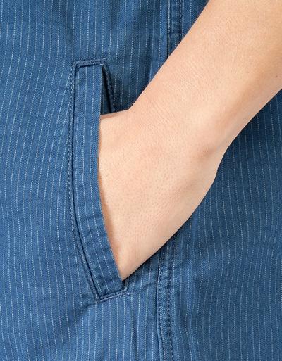 Barbour Shirtkleid in Denim-Optik mit feinen Streifen Muttertagsangebot