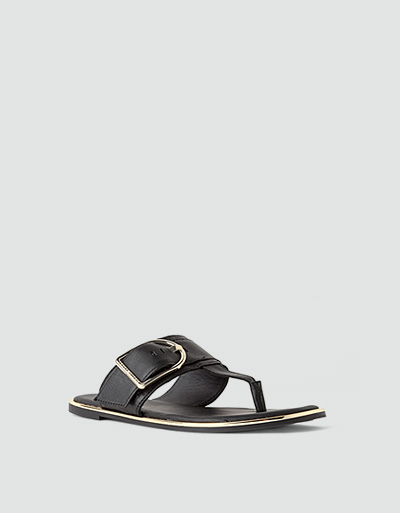 Tommy Hilfiger Zehensandalen mit Gold-Details Vatertagsangebot