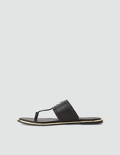 Tommy Hilfiger Zehensandalen mit Gold-Details Vatertagsangebot