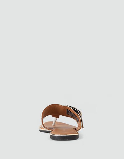 Tommy Hilfiger Zehensandalen mit Gold-Details Valentinstagsangebot