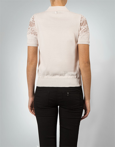 TWIN-SET Strickjacke mit Spitzen-Einsatz Verkauf